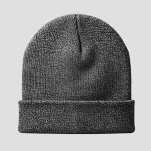 West Loop Grey Knit Beanie Hat